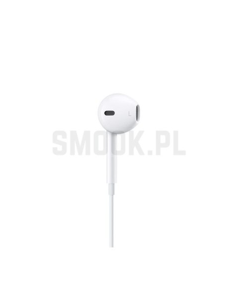Oryginalne Słuchawki przewodowe douszne Apple A1472 EarPods MNHF2ZM/A 3,5mm blister białe