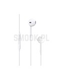 Oryginalne Słuchawki przewodowe douszne Apple A1472 EarPods MNHF2ZM/A 3,5mm blister białe