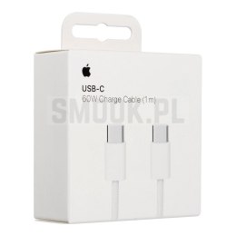 Oryginalny Kabel USB C do C 60W Apple MW493ZM/A A2795 1m blister biały
