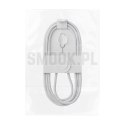 Oryginalny Kabel USB C do C 60W Apple MW493ZM/A A2795 z kluczykiem do karty SIM 1m bulk biały