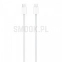 Oryginalny Kabel USB C do C 60W Apple MW493ZM/A A2795 z kluczykiem do karty SIM 1m bulk biały