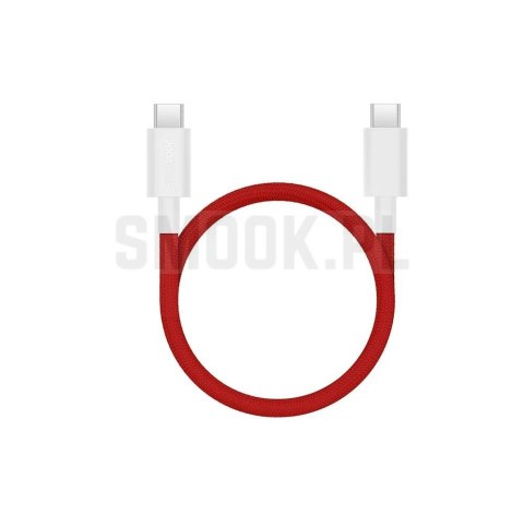 Oryginalny kabel magnetyczny USB-C do USB-C 10A OnePlus czerwony