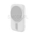 Powerbank zgodny z MagSafe Blue Star Slim DG-P8 15W 5000 mAh biały