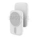 Powerbank zgodny z MagSafe Blue Star Slim DG-P8 15W 5000 mAh biały