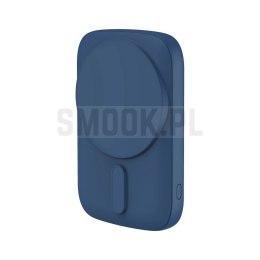 Powerbank zgodny z MagSafe Blue Star Slim DG-P8 15W 5000 mAh granatowy