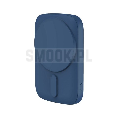 Powerbank zgodny z MagSafe Blue Star Slim DG-P8 15W 5000 mAh granatowy