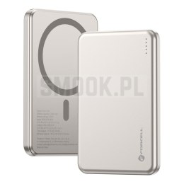 Powerbank zgodny z MagSafe Forcell F-Energy Slim F5K9 QC4.0 PD3.0 15W 5000 mAh cloud dancer 0INT