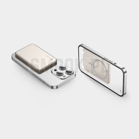 Powerbank zgodny z MagSafe Forcell F-Energy Slim F5K9 QC4.0 PD3.0 15W 5000 mAh cloud dancer 0INT