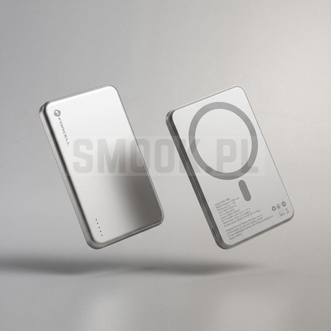 Powerbank zgodny z MagSafe Forcell F-Energy Slim F5K9 QC4.0 PD3.0 15W 5000 mAh cloud dancer 0INT