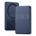 Powerbank zgodny z MagSafe Forcell F-Energy Slim F5K9 QC4.0 PD3.0 15W 5000 mAh granatowy 0INT