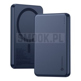 Powerbank zgodny z MagSafe Forcell F-Energy Slim F5K9 QC4.0 PD3.0 15W 5000 mAh granatowy 0INT