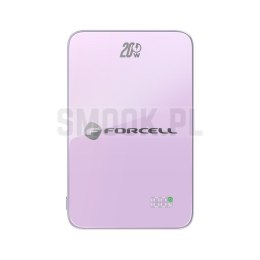 Powerbank zgodny z MagSafe Forcell F-Energy SuperSlim F10K8 QC4.0 PD3.0 15W 10000 mAh fioletowy 0INT