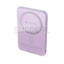 Powerbank zgodny z MagSafe Forcell F-Energy SuperSlim F5K8 QC4.0 PD3.0 15W 5000 mAh fioletowy 0INT