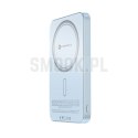 Powerbank zgodny z MagSafe Forcell F-Energy SuperSlim F5K8 QC4.0 PD3.0 15W 5000 mAh niebieski 0INT