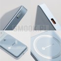 Powerbank zgodny z MagSafe Forcell F-Energy SuperSlim F5K8 QC4.0 PD3.0 15W 5000 mAh niebieski 0INT