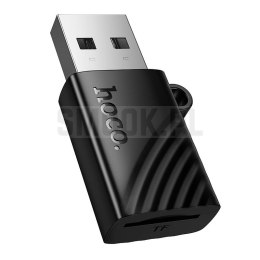 Czytnik kart TF 2.0 USB-A Hoco HB53 czarny
