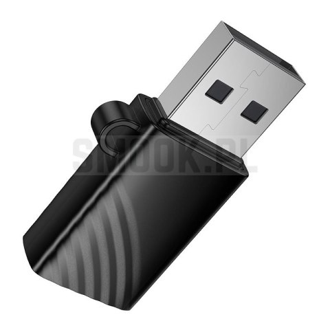 Czytnik kart TF 2.0 USB-A Hoco HB53 czarny