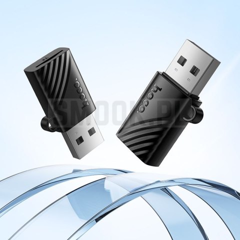 Czytnik kart TF 2.0 USB-A Hoco HB53 czarny