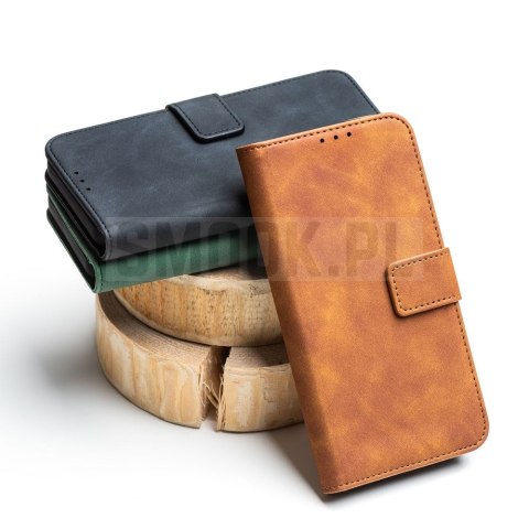 Etui z klapką na Honor 600 LITE Tender Book brązowe