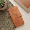 Etui z klapką na Honor 600 PRO Tender Book brązowe