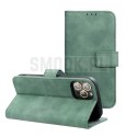 Etui z klapką na Honor 600 PRO Tender Book zielone