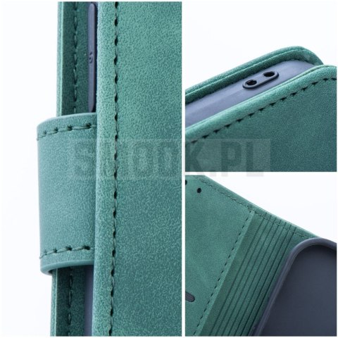 Etui z klapką na Honor 600 PRO Tender Book zielone