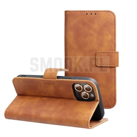 Etui z klapką na Honor 600 Tender Book brązowe