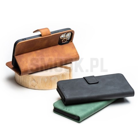 Etui z klapką na Honor 600 Tender Book brązowe
