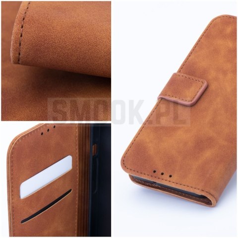 Etui z klapką na Xiaomi Redmi A7 PRO Tender Book brązowe