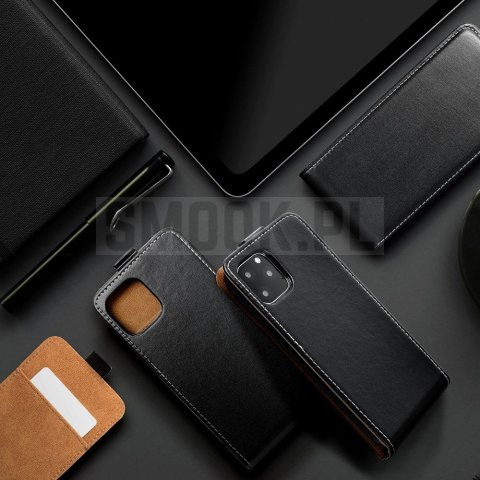Etui z klapką pionowe na Xiaomi Redmi A7 PRO Slim Flexi Fresh czarne