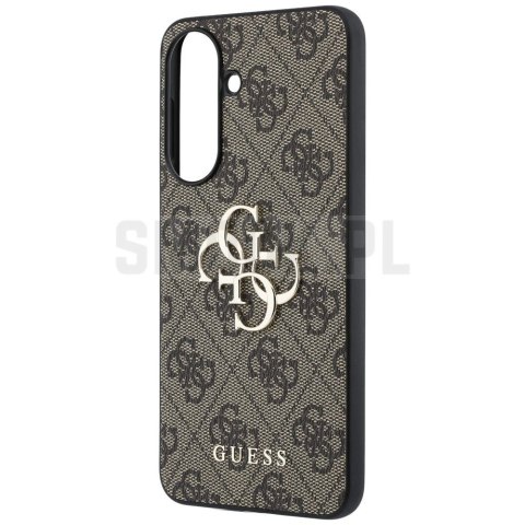 GUESS futerał do SAMSUNG Galaxy A37 GUHCSA374GMGBR (4G Big Metal Logo) brązowy