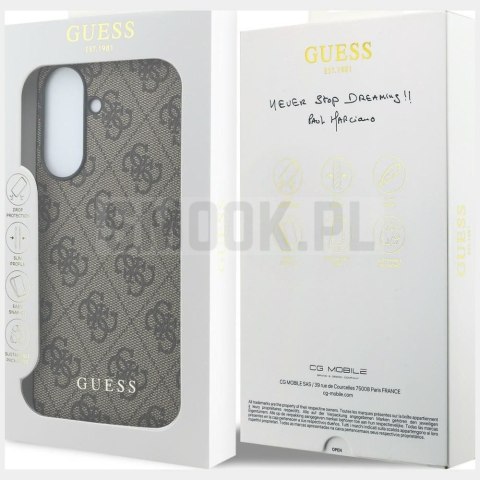 GUESS futerał do SAMSUNG Galaxy A57 GUHCSA57G4GFBR (PU 4G Classic) brązowy