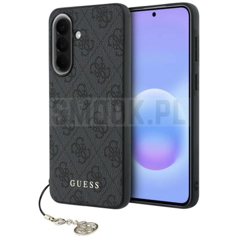 GUESS futerał do SAMSUNG Galaxy A57 GUHCSA57GF4GGR (PU 4G Classic Logo with Charm) czarny