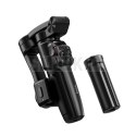 Gimbal z 3-osiową stabilizacją z pilotem bezprzewodowym Hoco K91 czarny