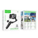 Gimbal z 3-osiową stabilizacją z pilotem bezprzewodowym Hoco K91 czarny