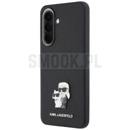 KARL LAGERFELD futerał do SAMSUNG A37 KLHCSA37PSAKCMPK (Saffiano W/ K&C Metal Logo) czarny