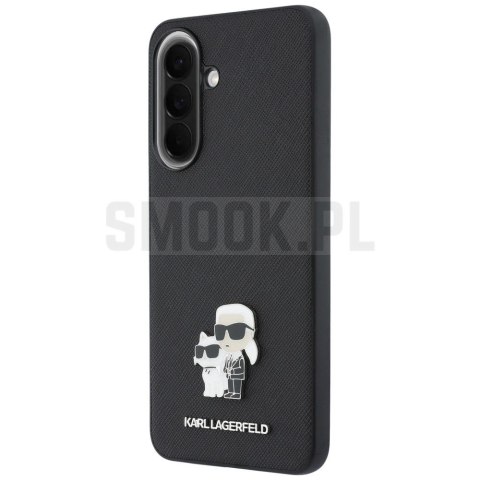 KARL LAGERFELD futerał do SAMSUNG A37 KLHCSA37PSAKCMPK (Saffiano W/ K&C Metal Logo) czarny