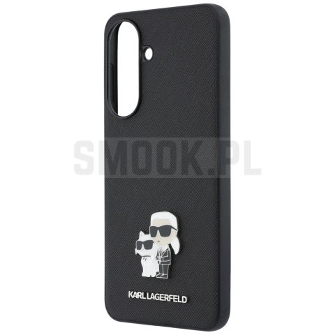 KARL LAGERFELD futerał do SAMSUNG A37 KLHCSA37PSAKCMPK (Saffiano W/ K&C Metal Logo) czarny