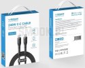 Kabel USB C do USB C VEGER PD 5A 240W 1,5 m CC03 czarny