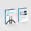 Kabel płaski USB C do USB C VEGER PD 5A 240W 1,5 m CC2-MTB czarny
