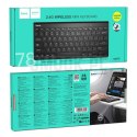 Klawiatura bezprzewodowa 2.4G QWERTY Hoco GM70 czarna