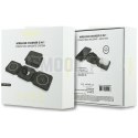 Ładowarka indukcyjna 3w1 zgodna z MagSafe 15W GUESS GUE005439 czarna