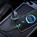 Ładowarka samochodowa Hoco USB A + 2x USB C QC3.0 PD 37W + kabel USB C do C Z69A czarna