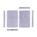 Powerbank zgodny z MagSafe Forcell F-Energy Slim F5K9 QC4.0 PD3.0 15W 5000 mAh fioletowy 0INT