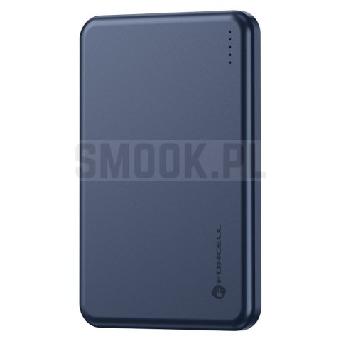 Powerbank zgodny z MagSafe Forcell F-Energy Slim F5K9 QC4.0 PD3.0 15W 5000 mAh granatowy 0INT