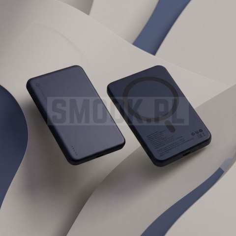 Powerbank zgodny z MagSafe Forcell F-Energy Slim F5K9 QC4.0 PD3.0 15W 5000 mAh granatowy 0INT
