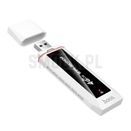 Router mobilny 4G LTE WiFi 6 USB A Hoco HI43 biało czarny