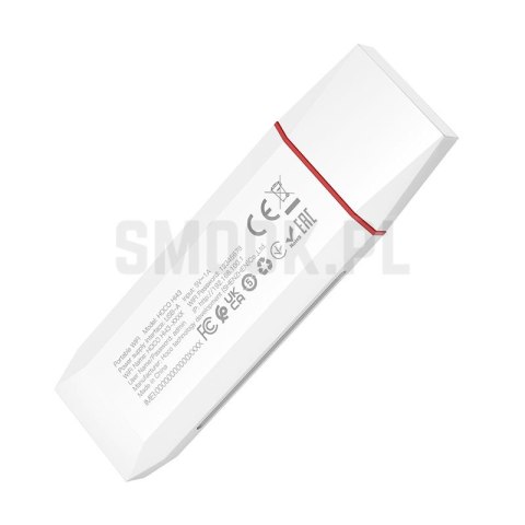 Router mobilny 4G LTE WiFi 6 USB A Hoco HI43 biało czarny
