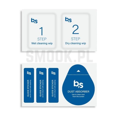 Szkło hartowane do iPhone 17 PRO / 18 PRO (full glue) Blue Star 5D czarne
