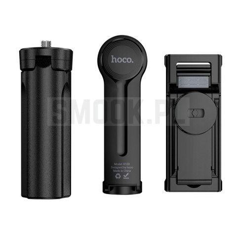 Uchwyt selfie stick tripod Hoco K100 czarny